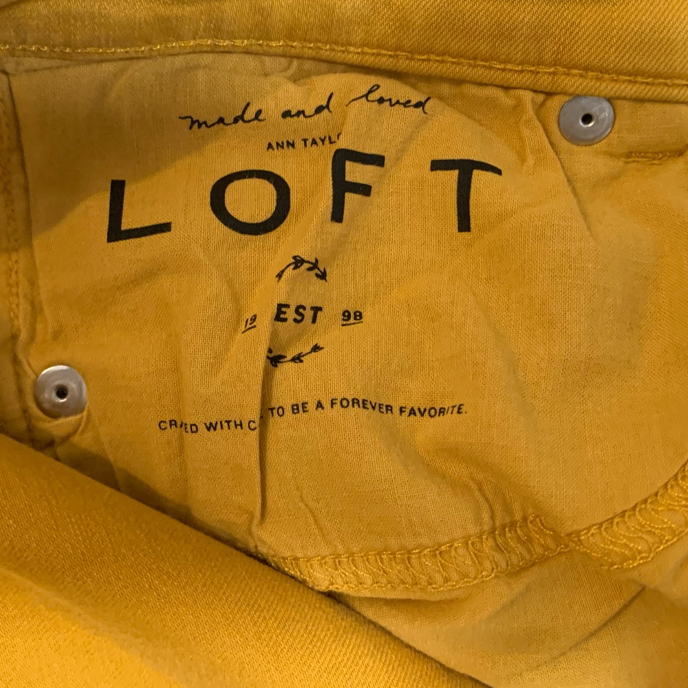 LOFT Anne Taylor Five Pocket Skinny Ankle Jeans Size 31 petite! - Picture 6 of 7